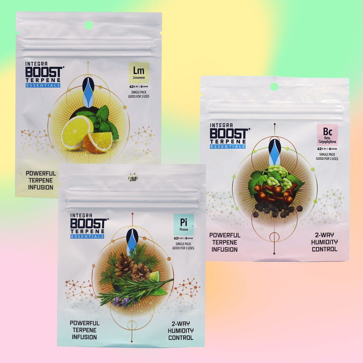 STIMULATE Variety Pack - 4 Gram Integra BOOST Terpene Essentials