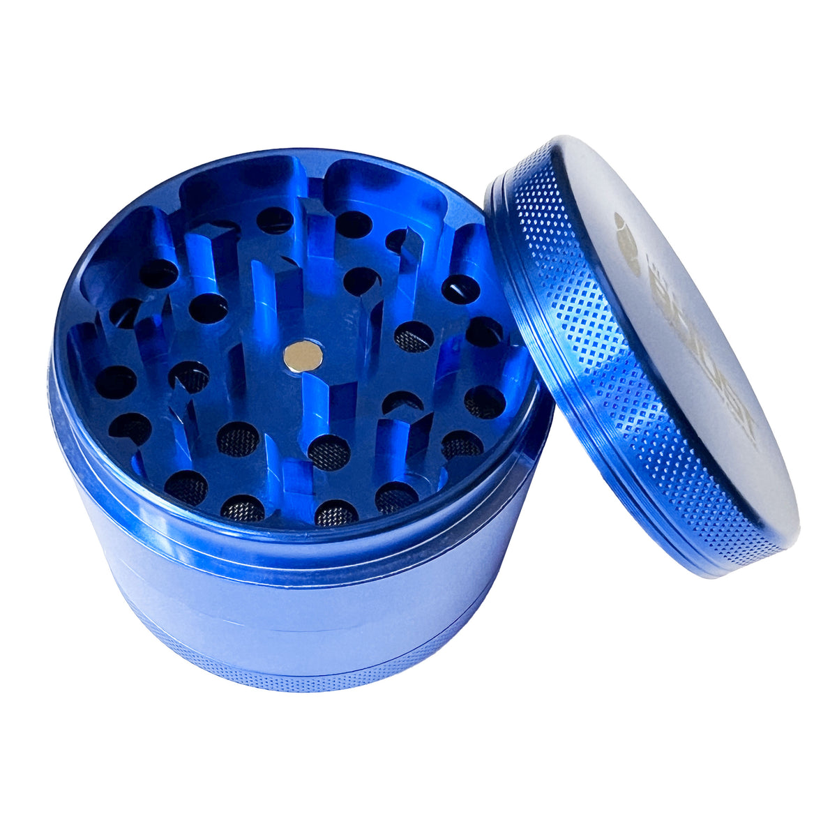 Integra Boost Aluminum Herb Grinder - Medium Size (2.5&quot;) 4 Piece With Sifter