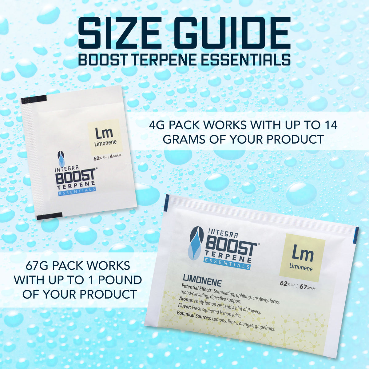 Limonene Infusion - Integra Boost Terpene Essentials - 67 Gram Size (for 1lb)