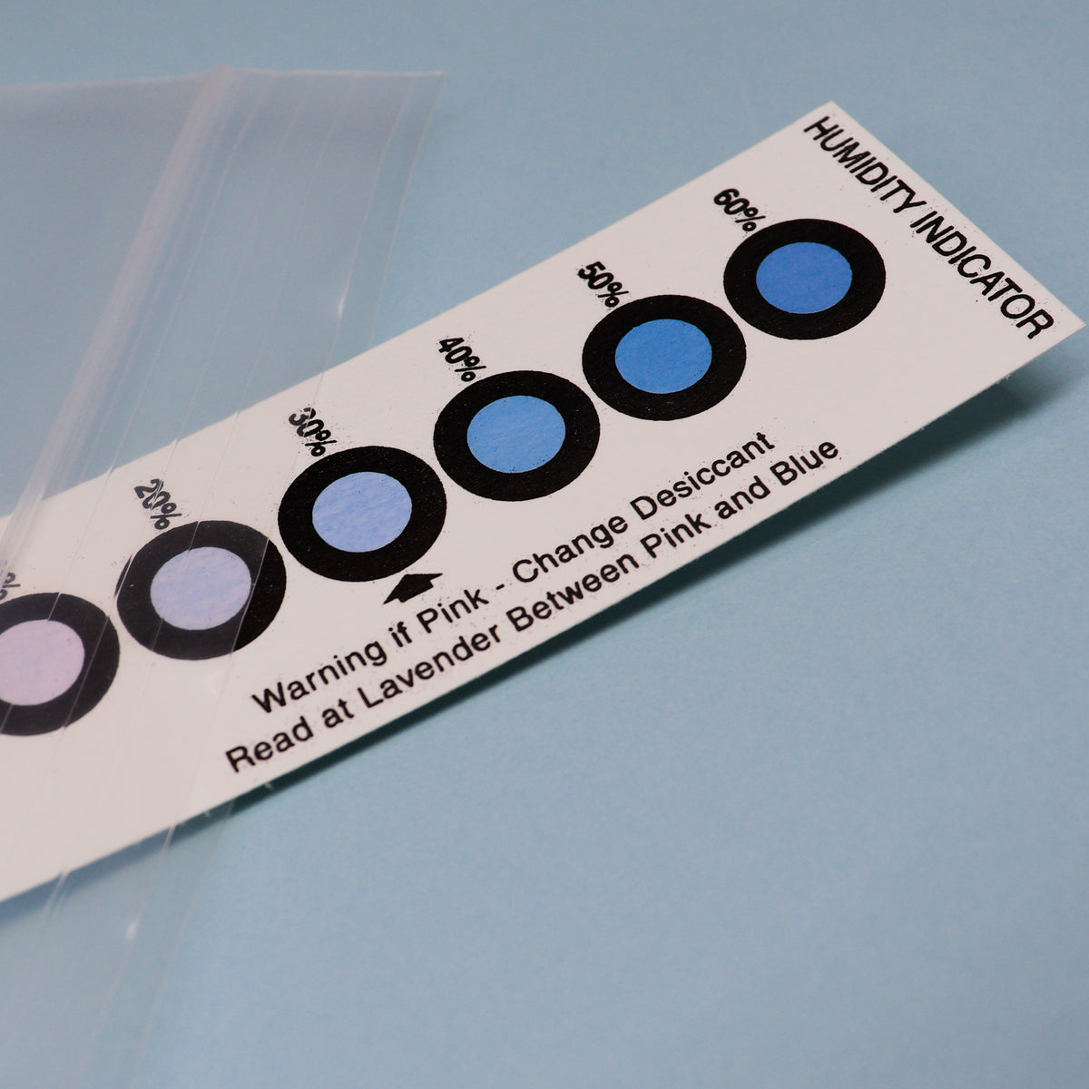 Humidity Indicator Strips (10%-60% RH)