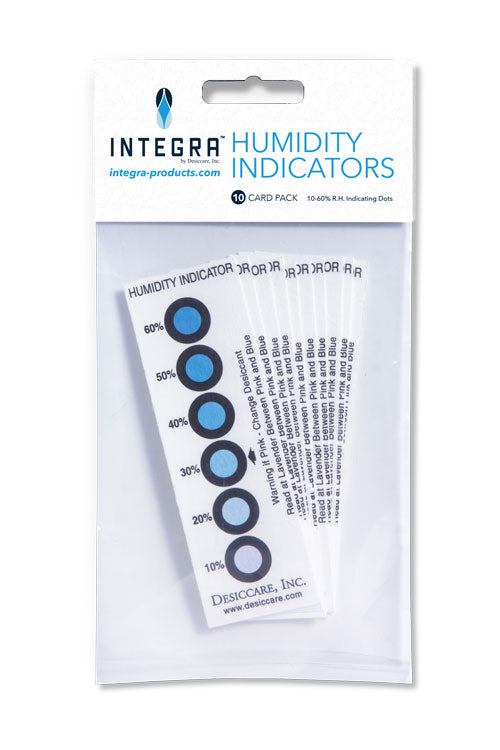 Humidity Indicator Strips (10%-60% RH)